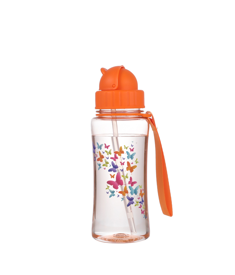 460ml livre de BPA, resistente a quedas, durável, higiênico e à prova de poeira, fácil de transportar Tritan Kids Bottle