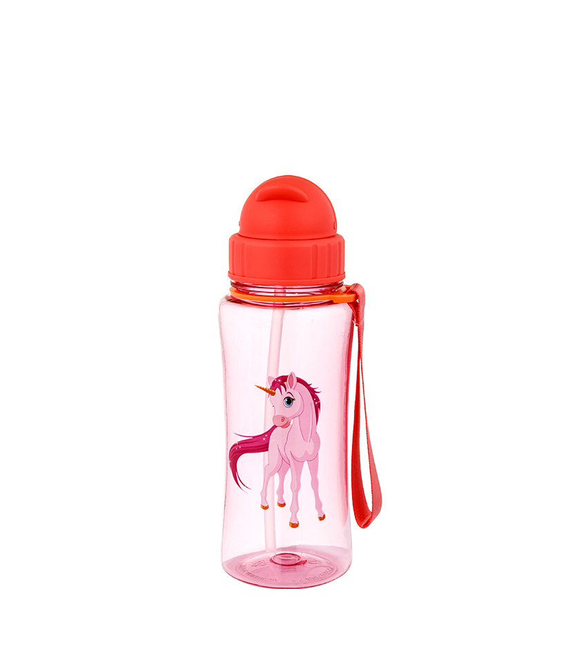 460ml livre de BPA, resistente a quedas, durável, higiênico e à prova de poeira, fácil de transportar Tritan Kids Bottle