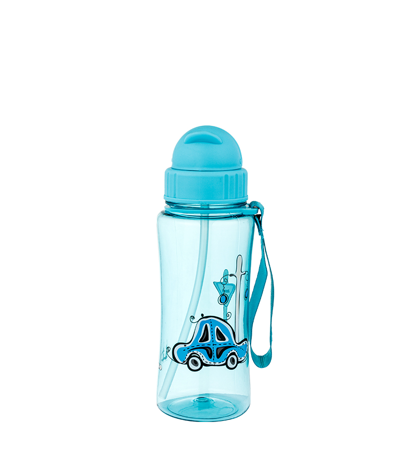 460ml livre de BPA, resistente a quedas, durável, higiênico e à prova de poeira, fácil de transportar Tritan Kids Bottle